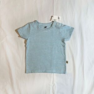 Monica + Andy 18-24m Blue and White Stripe